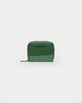 Billetera New Glam en efecto cuero charol verde