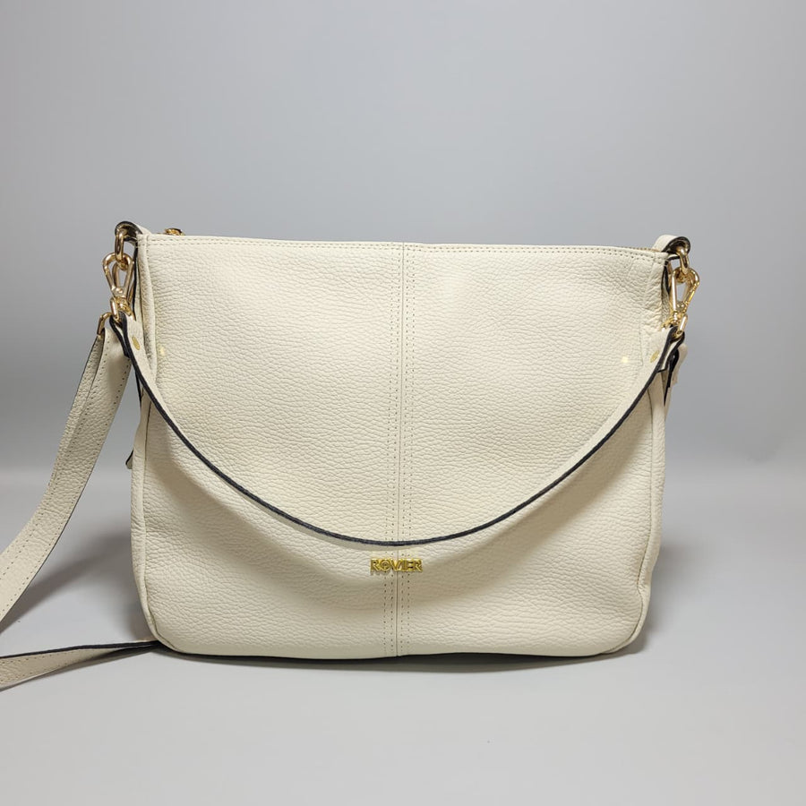 Bolso Ziba Grande en cuero vacuno natural