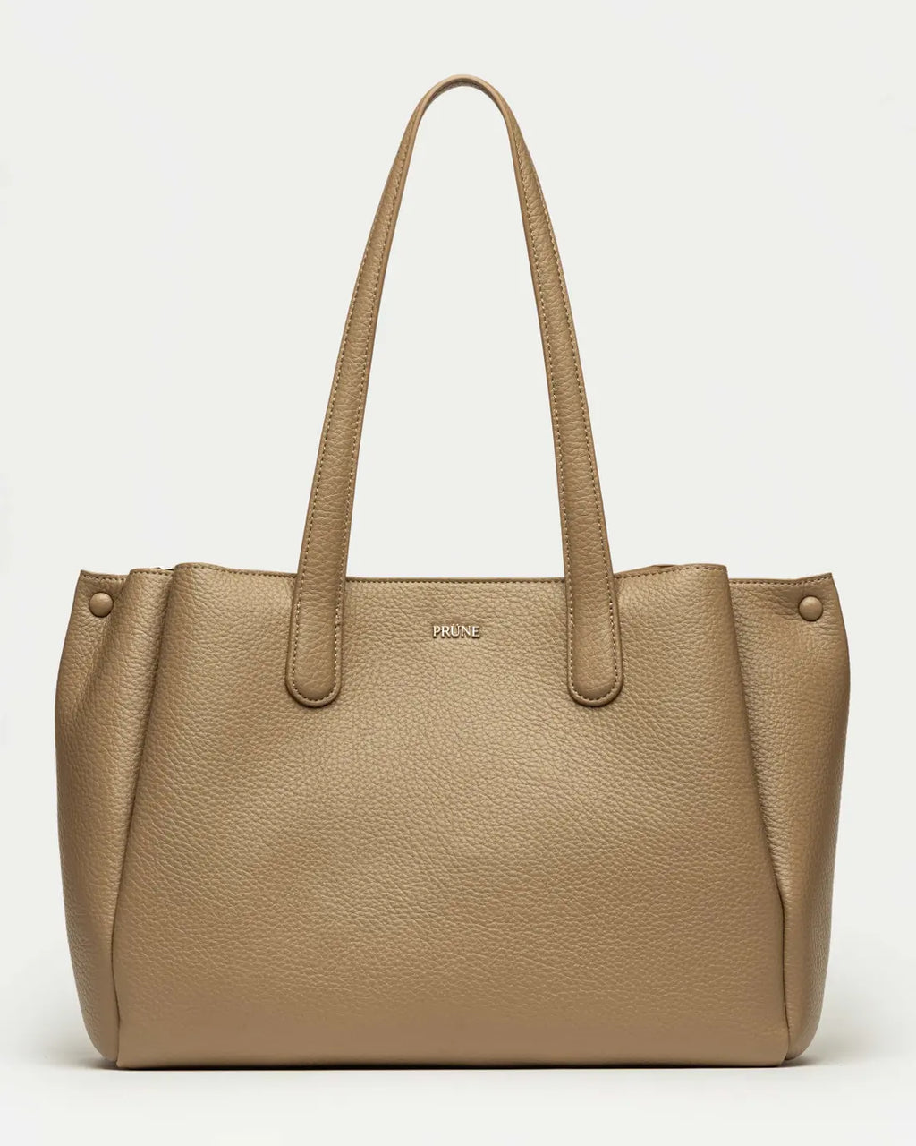Shopper Erin en efecto cuero graneado taupe