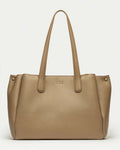 Shopper Erin en efecto cuero graneado taupe