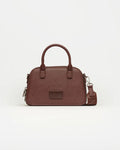 Cartera de mano New Penny en efecto cuero zaffiano burgundy