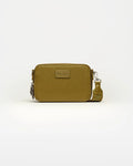 Mini bag New Penny en efecto cuero zaffiano verde pistacho
