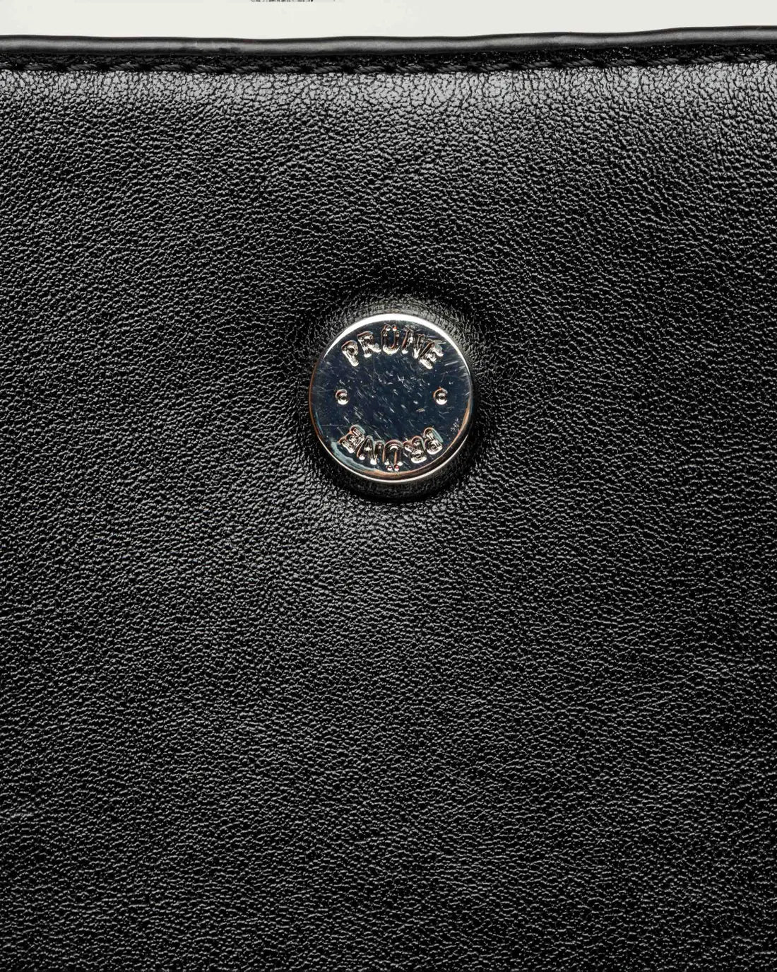 Shopper Raix en efecto cuero liso negro