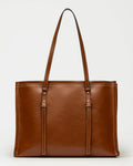 Shopper Louise · Efecto Cuero Liso · Tabaco — foto 1